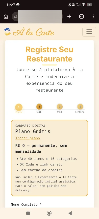 Sistema Web de Cardápio virtual - Sites, Lojas e Sistemas Prontos Sites e Scripts