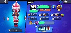 Brawl stars 70 mil troféus 240 Skins