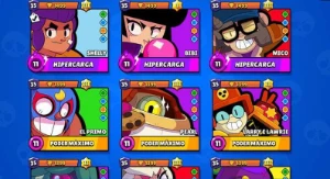 Brawl stars 70 mil troféus 240 Skins