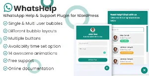 WhatsApp Chat Support Pro WordPress Plugin