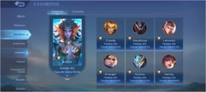 Conta Mobile Legends 500 reais