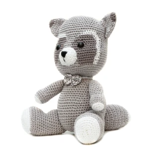 Guaxinim em Amigurumi - Artesanato e Personalizados