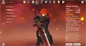 GENSHIN IMPACT NA AR45 COM DILUC, VENTI, MONA, KEQING, JEAN
