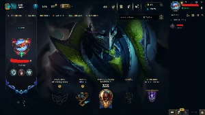 187 Skins 124 campeões Ranked Open Full Acesso 100% Segura! - League of Legends LOL