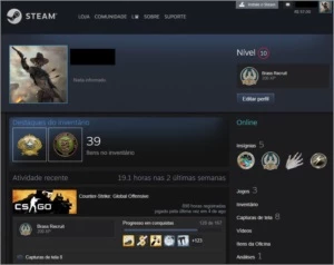 Conta Steam CS:GO, PUBG, Saldo, Barato - Counter Strike
