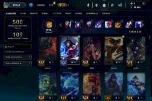 Conta LOL nvl 294 - todos os champs, 171 skins 12k ea - League of Legends