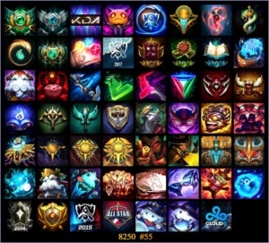 ContaGold2-Mais de 25kRP em Skins, quase todos champs. Leia+ - League of Legends LOL