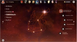 Conta AR36 - Venti + Diluc + Jean + Skyward Harp - Genshin Impact