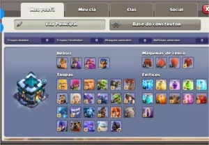 conta clash of clans barata