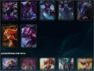 CONTA PLATINA 2 - League of Legends LOL