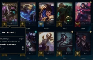 CONTA DIAMANTE 4 (ESSÊNCIA PARA TROCAR DE NOME) - League of Legends LOL