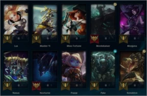 CONTA DIAMANTE 4 (ESSÊNCIA PARA TROCAR DE NOME) - League of Legends LOL