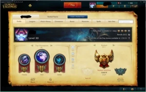 Conta GOLD IV - League of Legends LOL