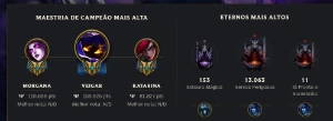 Conta Lol - Lvl 131 - 164 Skins - League of Legends