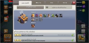 CONTA CLASH OF CLANS CV11 - 1810 GEMAS - TODAS SKINS DA QUEN