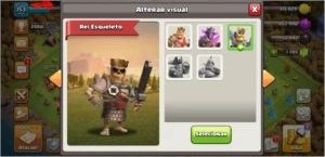 CONTA CLASH OF CLANS CV11 - 1810 GEMAS - TODAS SKINS DA QUEN