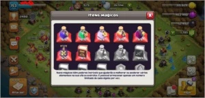 CONTA CLASH OF CLANS CV11 - 1810 GEMAS - TODAS SKINS DA QUEN