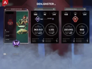 Conta Pc Mestre 16.600 Pr - Apex Legends