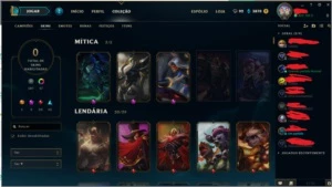 MELHOR CONTA DO BR,COM TODAS AS PAX E VITORIOSAS - League of Legends LOL