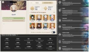 Genshin , 19 Personagens T5 15 Limitados 4Mochileiros,6Armas - Genshin Impact