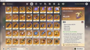 Genshin , 19 Personagens T5 15 Limitados 4Mochileiros,6Armas - Genshin Impact