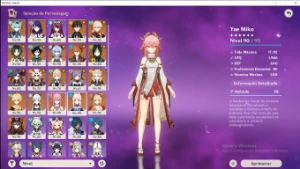 Genshin , 19 Personagens T5 15 Limitados 4Mochileiros,6Armas - Genshin Impact