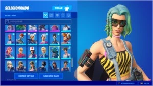 Conta fortnite +100 skins e galaxy