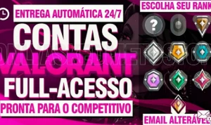Pack Valorant +3000 contas com login e senha (FA sem ban)