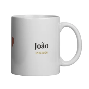 Caneca de Casal Personalizada (par) - Artesanato e Personalizados
