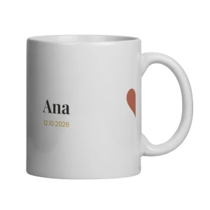 Caneca de Casal Personalizada (par)
