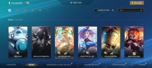 Wild Rift — 221 Skins | 3 Míticas | 44,7K Coleção | Gm 1 - League of Legends: Wild Rift LOL WR