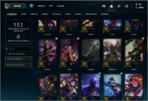 Conta Diamante 4 Barata - League of Legends LOL