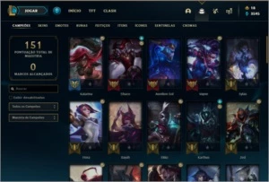 Conta Diamante 4 Barata - League of Legends LOL