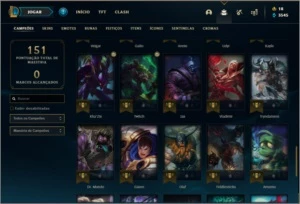 Conta Diamante 4 Barata - League of Legends LOL