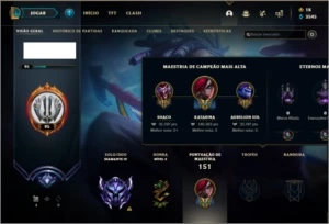 Conta Diamante 4 Barata - League of Legends LOL