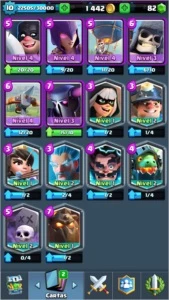 Conta Clash Royale lvl10, quase todas as lendárias