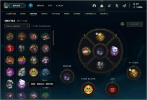 Conta diamante 243 skins - League of Legends LOL