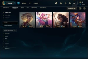 Conta diamante 243 skins - League of Legends LOL