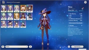GENSHIN IMPACT AR 30 / NA -  KLEE & MONA + 10 ARMAS 4*