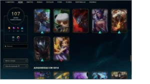 Conta League Of Legends LOL