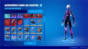 Conta Fortnite com várias skins e salve o mundo