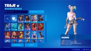 Conta Fortnite com várias skins e salve o mundo