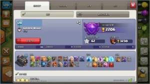 Vendo minha conta Clash of clãs cv9 full com 6.562 gemas - Clash of Clans