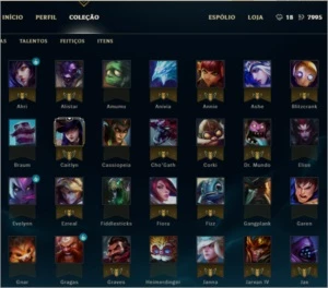 Conta League Of Legends Gold II LOL
