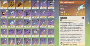 Sell account ar55,8 five-star characters,4 five-star weapon - Genshin Impact