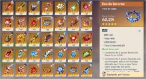 Sell account ar55,8 five-star characters,4 five-star weapon - Genshin Impact