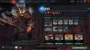 Conta com Kid Invoker, Arcana da Spectre e Persona do DK - DOTA 2