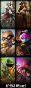 Bronze 2 // 30 Campeões // 6 Skins // 1 Skin Sentinela - League of Legends LOL