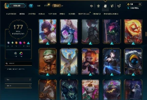 Ferro 4 com 130 Champs e 177 Skins ( MONO SUP ) - League of Legends LOL