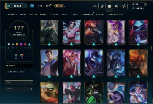 Ferro 4 com 130 Champs e 177 Skins ( MONO SUP ) - League of Legends LOL